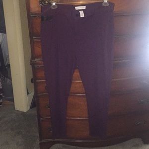 CalvinKlein size 16 purple knit pants